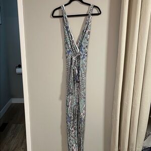 Anthropologie elevenses Multicolor Patterned Jumpsuit